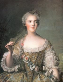 Jean Marc Nattier : Portrait of Madame Sophie, Daughter of Louis XV